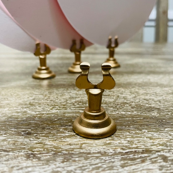 Gold Menu Stands - Picture 3 of 7